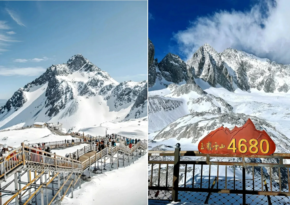 玉龍雪山風景